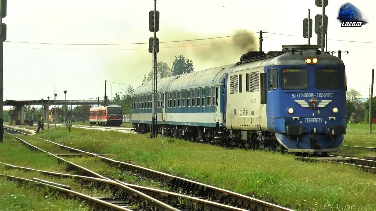 Trenurile Serii in Gara Satu Mare 🚂🚂 Evening Trains in Satu Mare Station - 03 May 2022