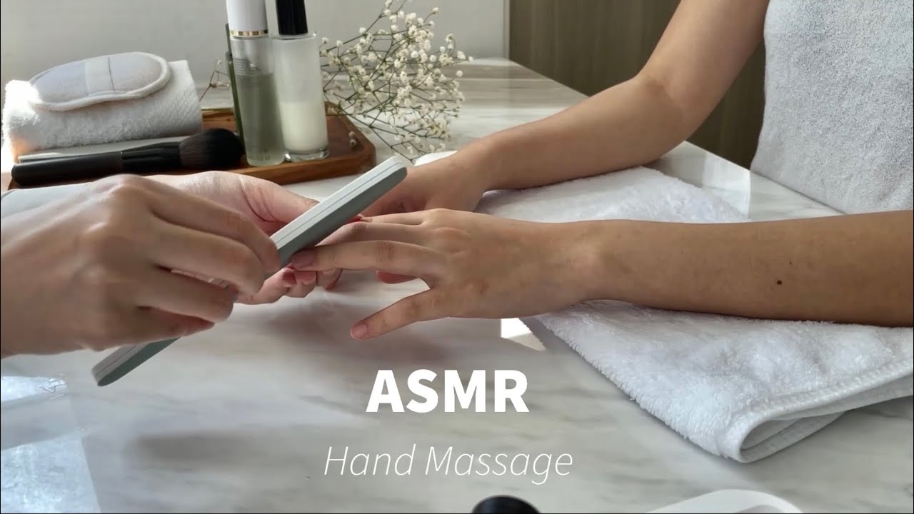 Hand Massage ASMR for sleep💤Arm Massage, Nail Care, Spa Treatment, Spray & Scrub asmr👐🏻No Talking