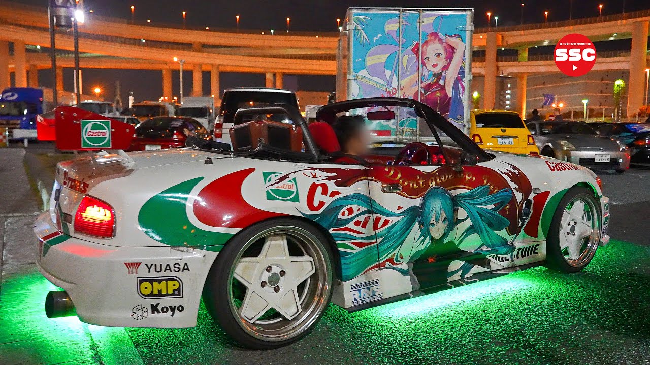 【大黒の夜】痛車がいっぱいです！😆ﾔﾀｰ!