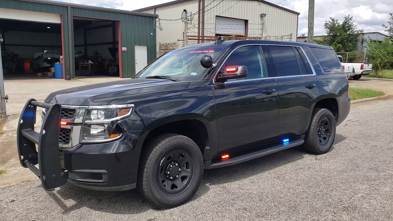 2020 Tahoe PPV Feniex Police Lights by EFS Houston Emergency Fleet Service