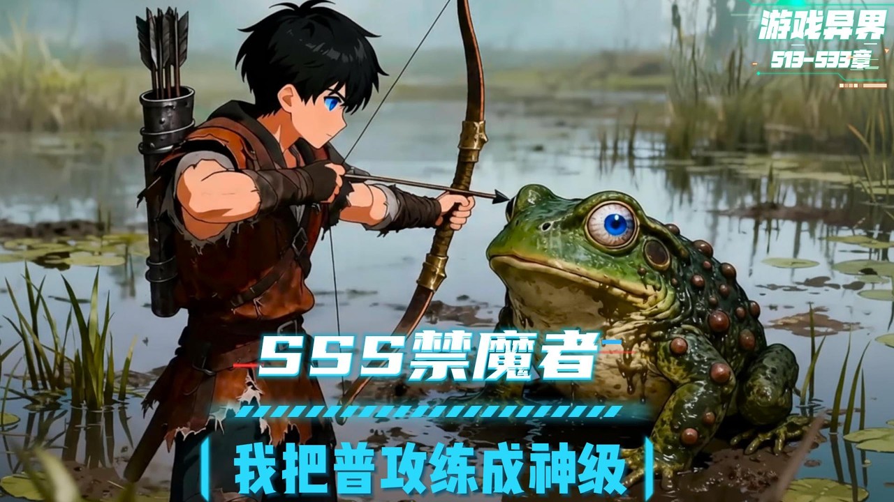 《续集:513-533章》明明觉醒了SSS级天赋禁魔者，却苟在新手村和蛤蟆玩射箭，但他们不知道，只要完成禁魔里程碑便可以解锁神级被动#漫画解说 #小说 #游戏异界 #系统流