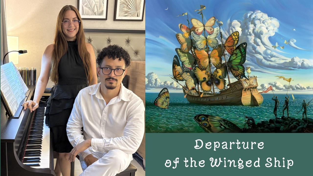 Departure of the Winged Ship (piano 4 hands) by Javier IHA | Tatiana Mecías & Javier Iha
