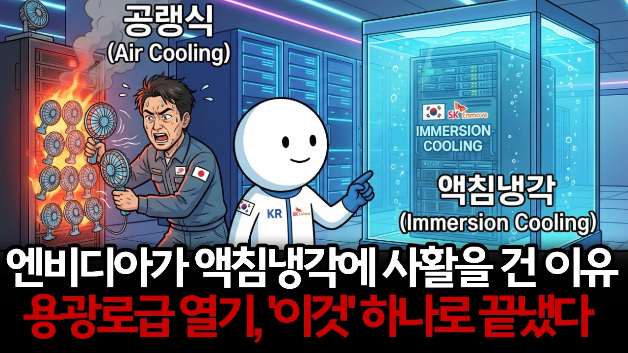 왜 엔비디아와 구글은 일본의 정밀 팬 대신 한국의 액침냉각을 선택했을까?