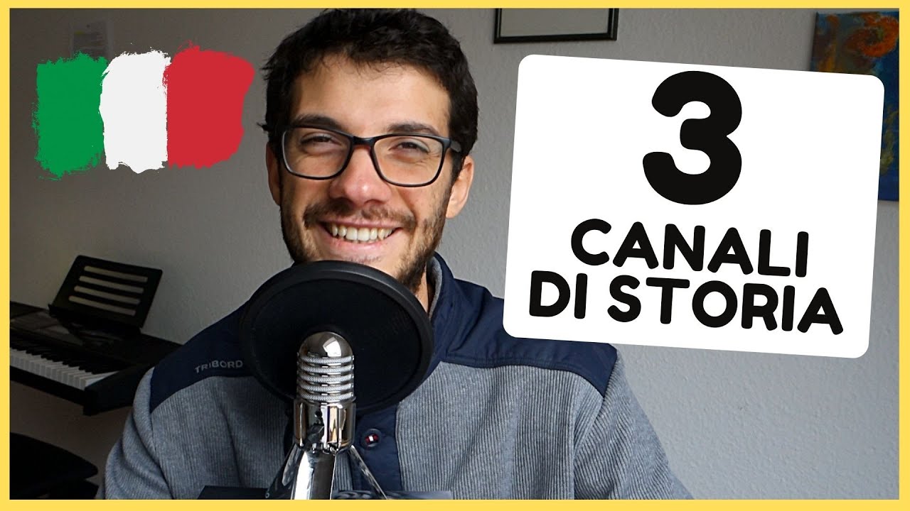 3 canali in Lingua Italiana che Parlano di Storia | Italiano In 7 Minuti