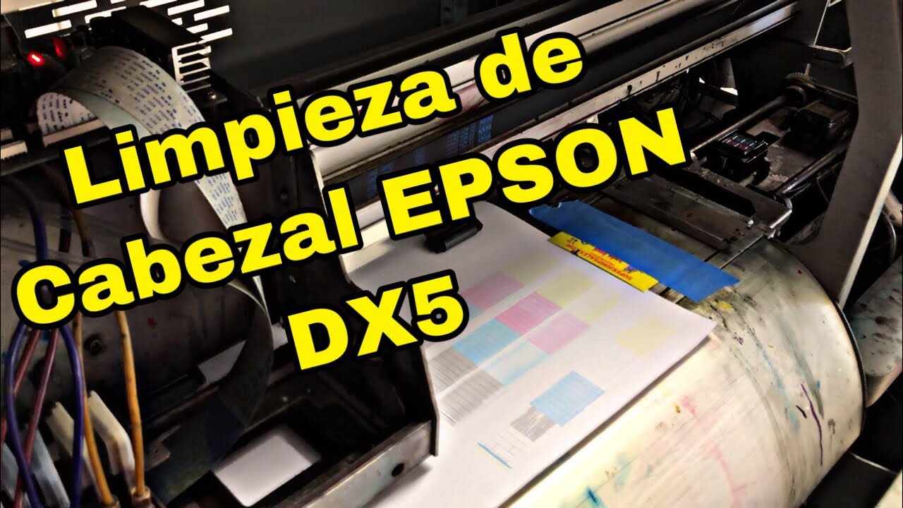 Limpieza de Cabezal Epson DX5