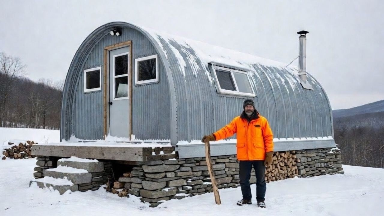 The Stone Home That Stays Warm 10 Hours After Fire Dies – Montana Winter Defeated