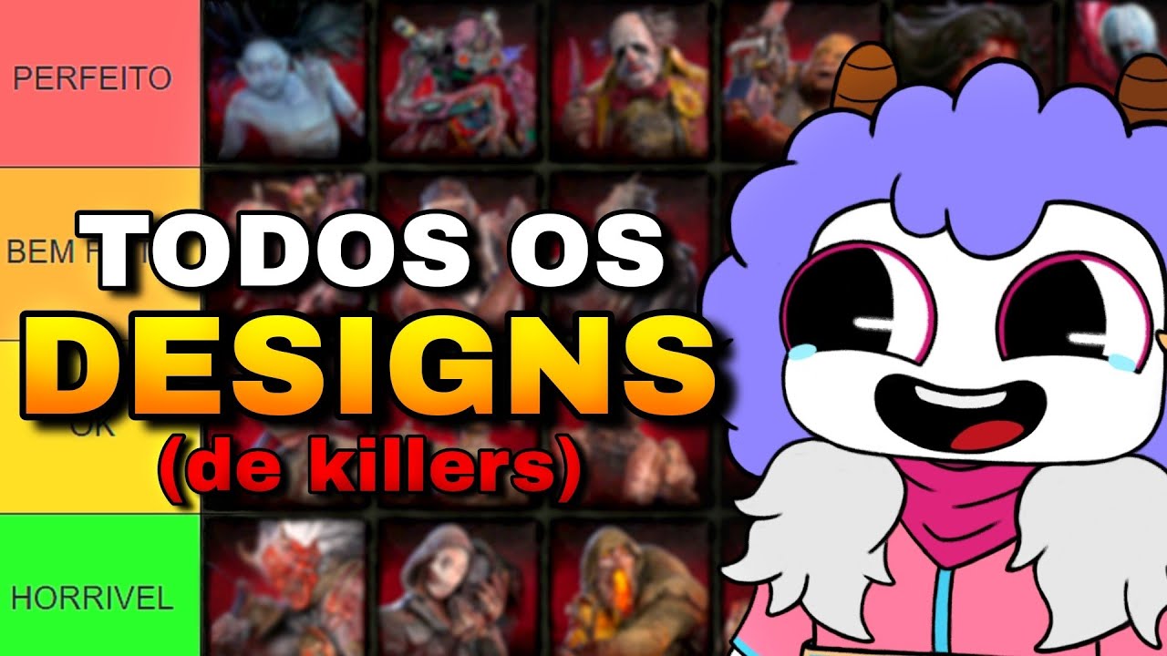 Rankeei TODOS OS DESIGNS de killers do Dead by Daylight