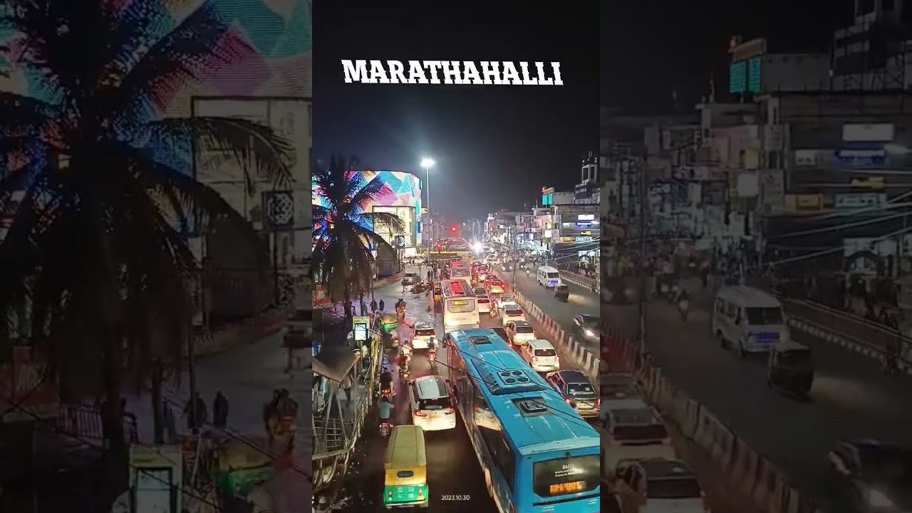 MARATHAHALLI, Banglore, One of  Croud Area in Bangalore. #banglore #marathahalli #educational