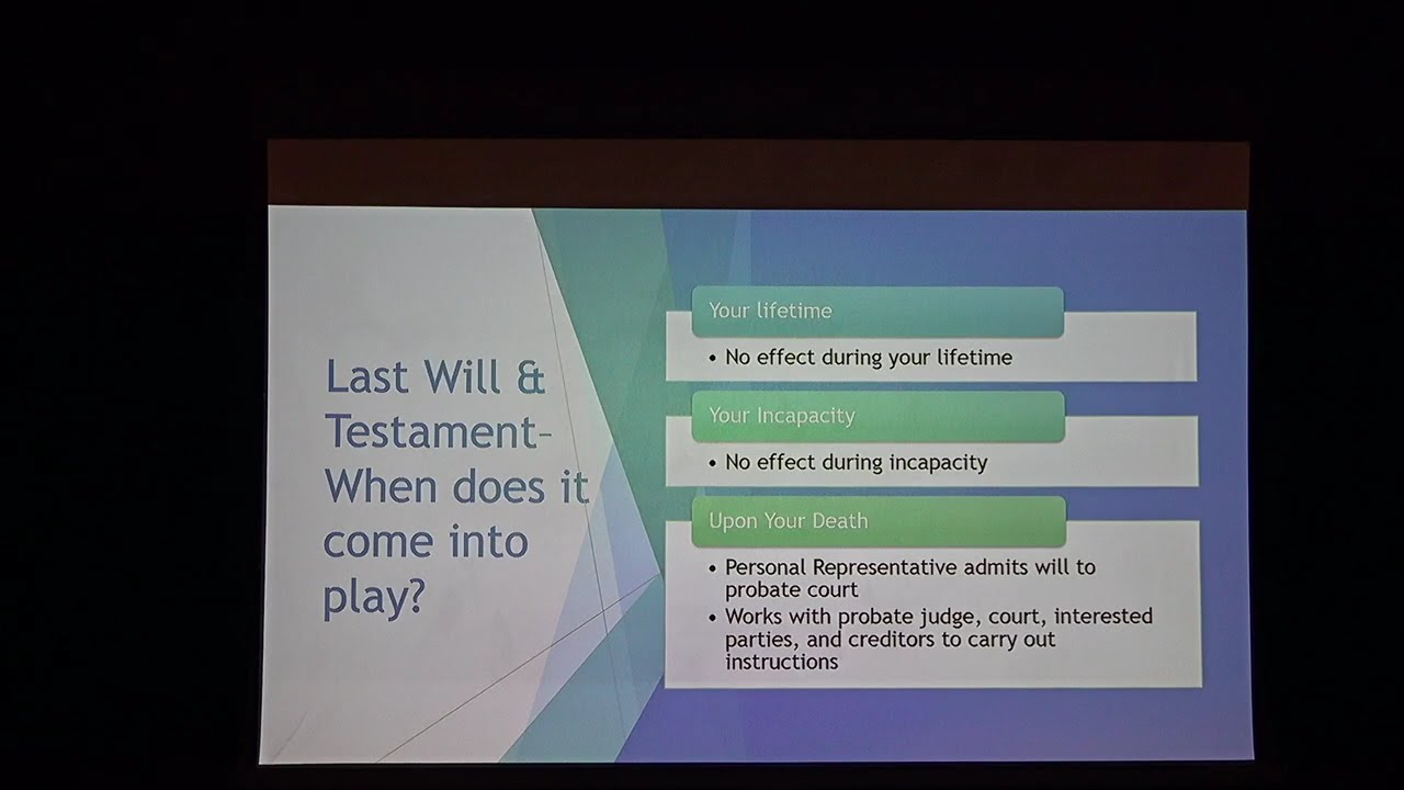 Estate Planning - Wills and Trusts