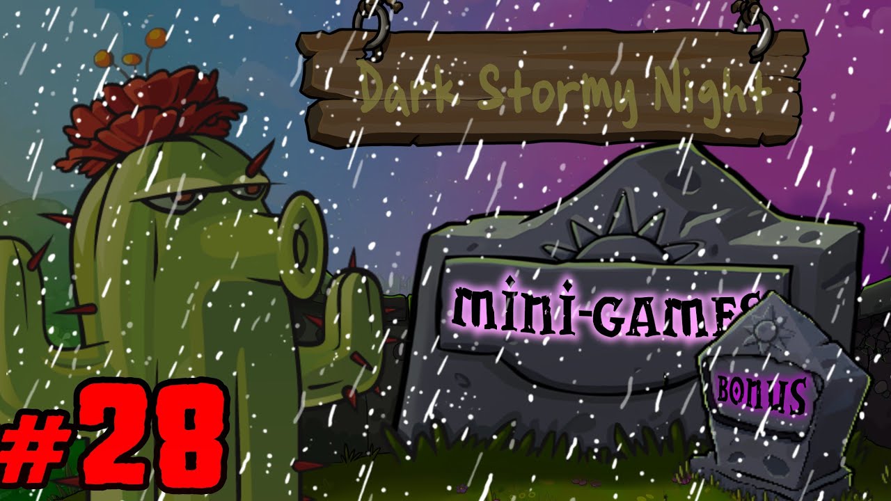 Plants vs. Zombies Replanted: Bonus Level: Dark Stormy Nigth