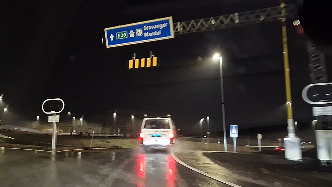 Ny E39 Kristiansand - Mandal (24 nov 2022)