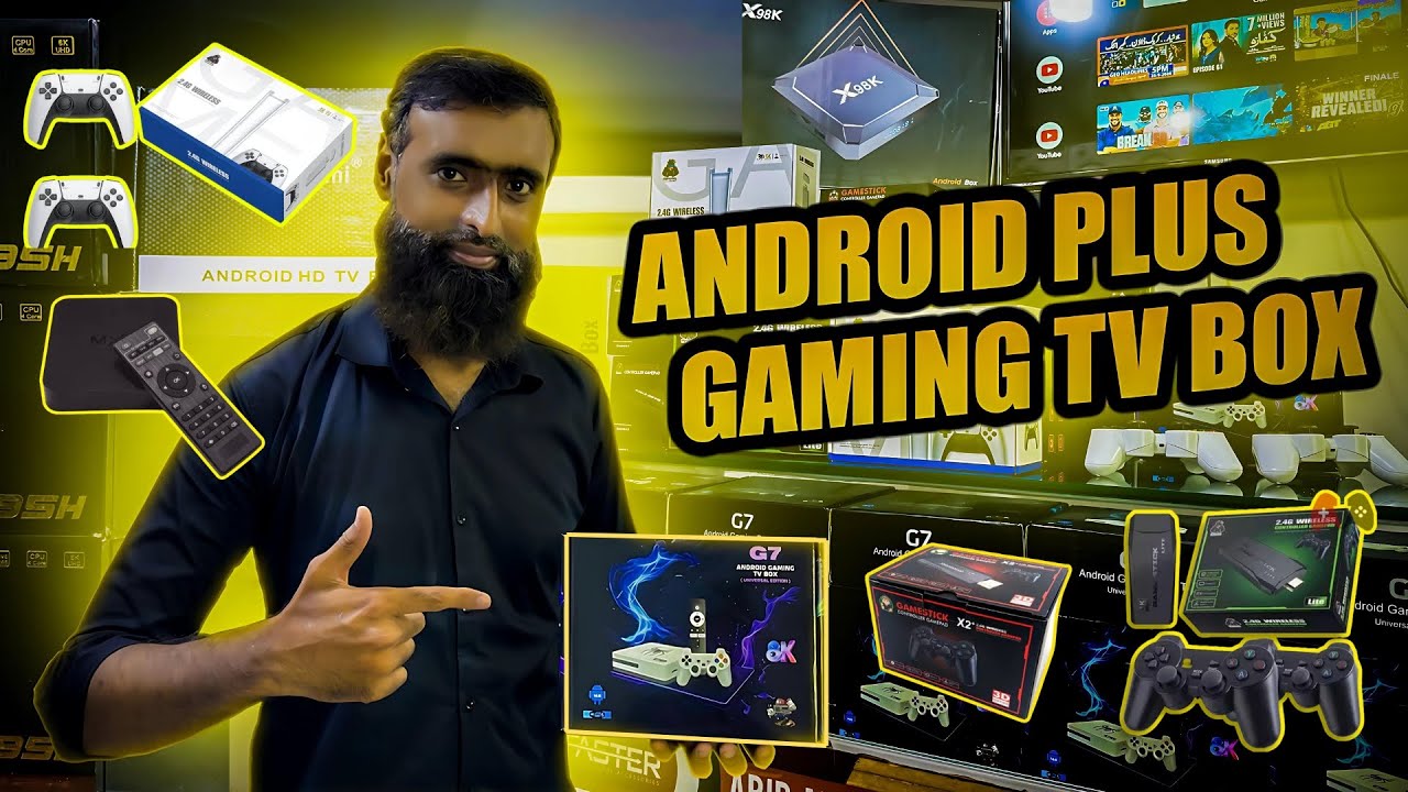 Android Plus Gaming TV Box |  Retro Games Sticks Price in Pakistan 2024 | Game Box 2024