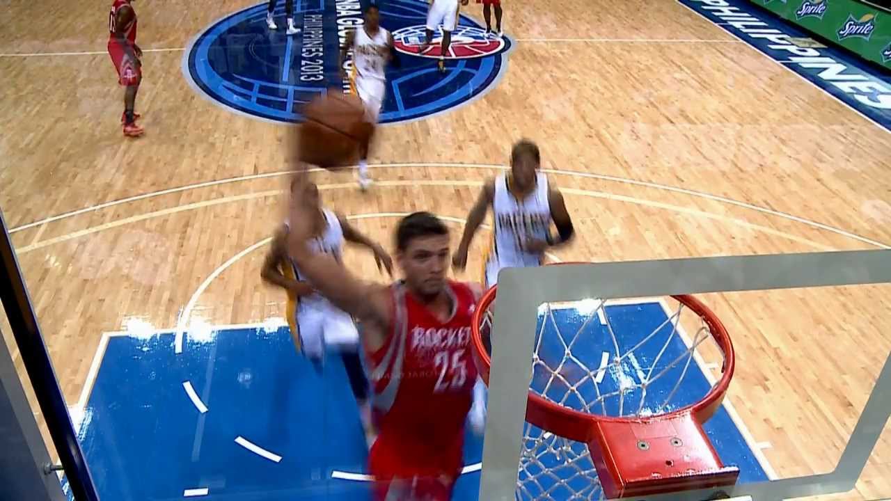 Chandler Parsons' One Handed Finish at the Rim!
