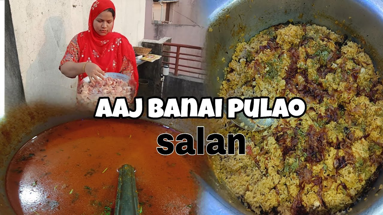 Aaj khana takseem kiye ..,(alhamdulillah).. kolhapuri pulao..🤤..#pulao 