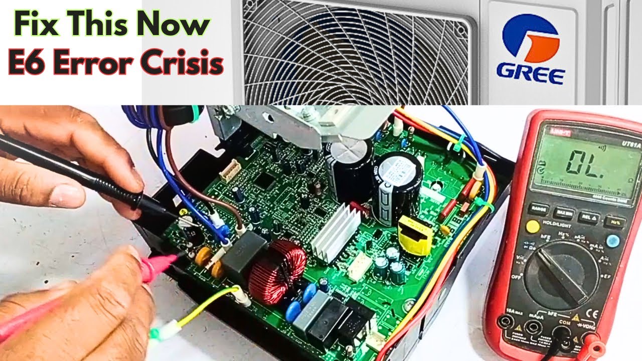 Исправление печатной платы Gree Mini Split: диагностика и устранение ошибки E6