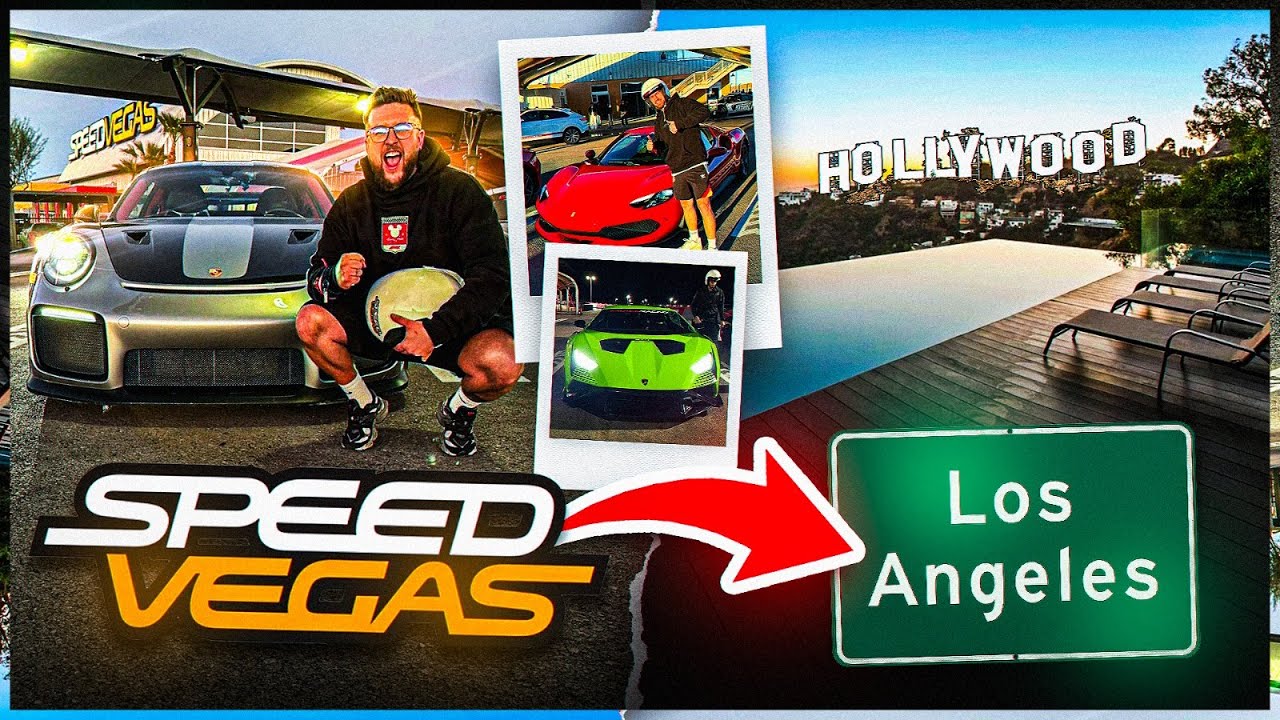 Wir fahren 700PS Monster in SPEED VEGAS 😱​￼​ Von LAS VEGAS nach LOS ANGELES 🌴🇺🇸