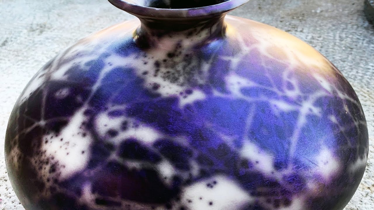 Naked Raku is always fun, especially when slip completely peel off by itself.