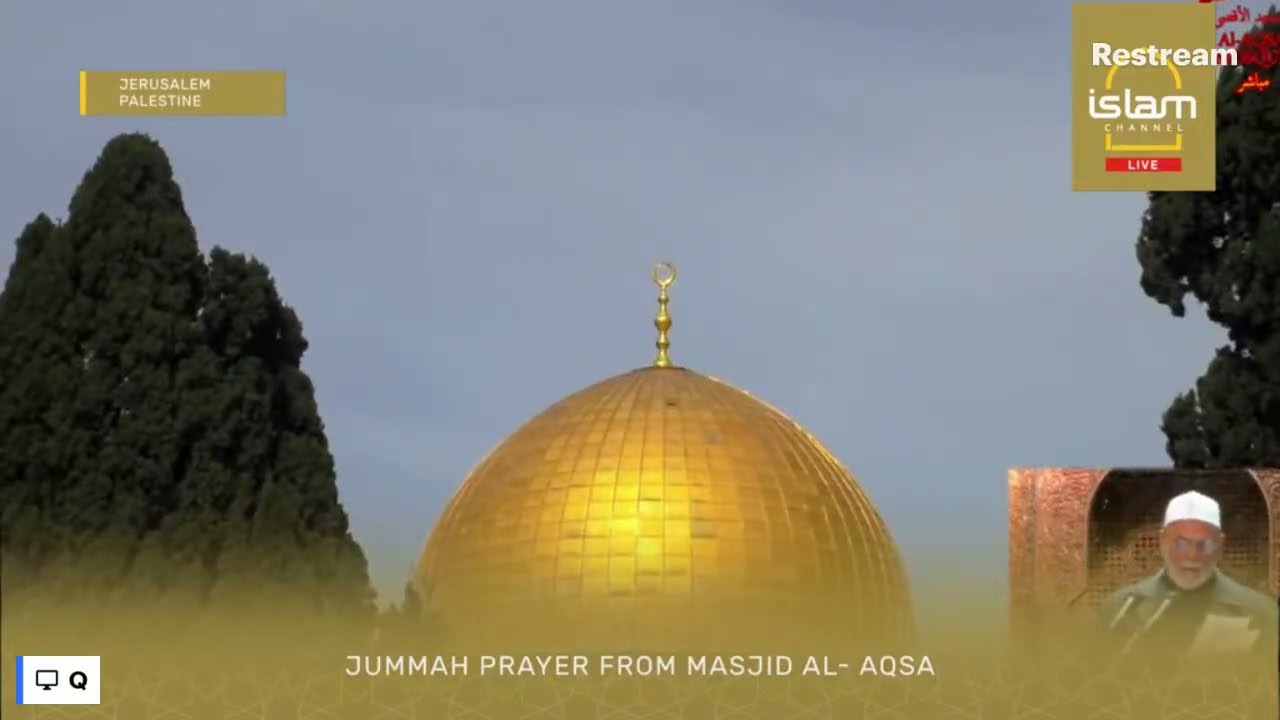 🔴Al Aqsa Live | 13 Feb 26 | 25 Shaban 1447 | Jummah Salah from Masjid Al Aqsa, Palestine