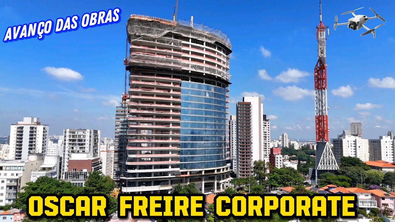 Extra! Drone mostra os avanços nas obras do imponente Oscar Freire Corporate - São Paulo