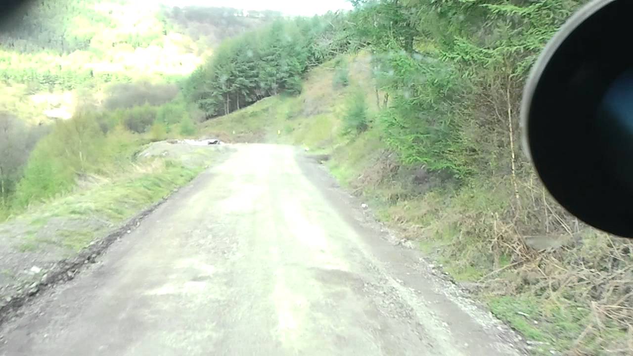 the road down from six bells opencast.