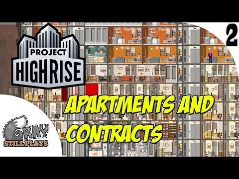 Project Highrise | Contracts, Apartments and Expansion | Ep 2 | Let's Play Project Highrise Gamepl