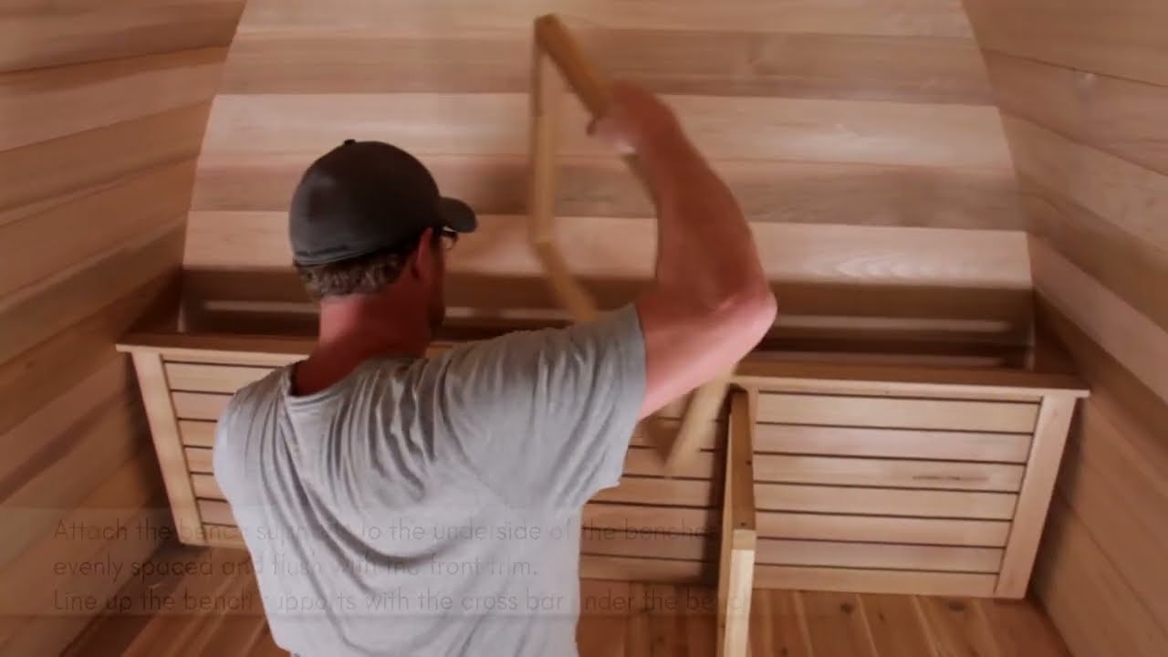 Mini POD Sauna Assembly by Leisurecraft