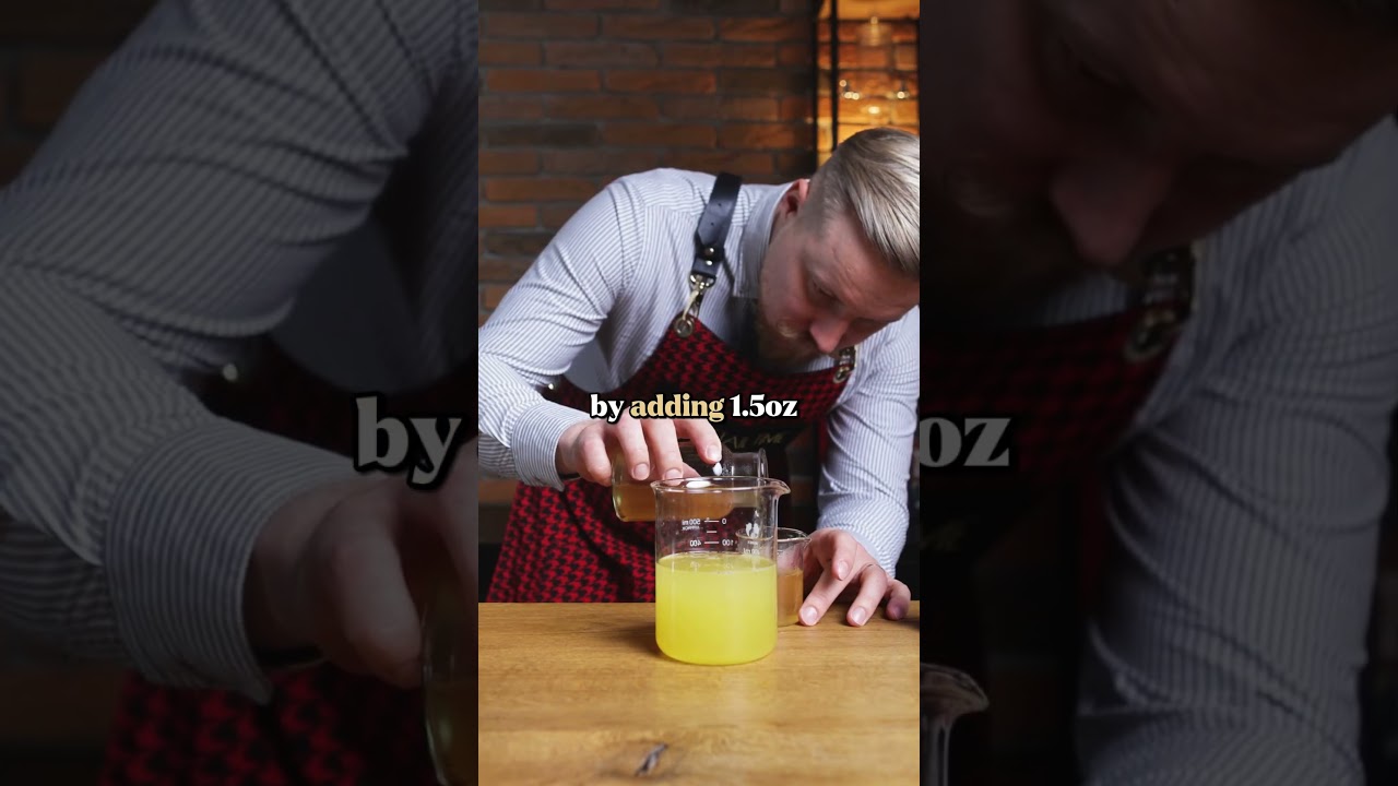 Grapefruit Milkpunch with Rum & Pisco! #cocktailtime #rum #grapefruit