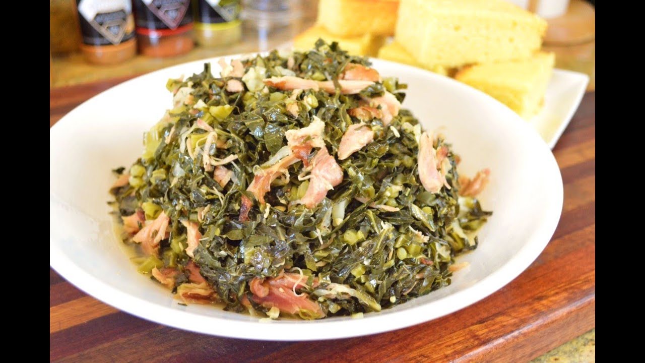 Sauteed Collard Greens with Smoked Turkey | Cooking With Carolyn