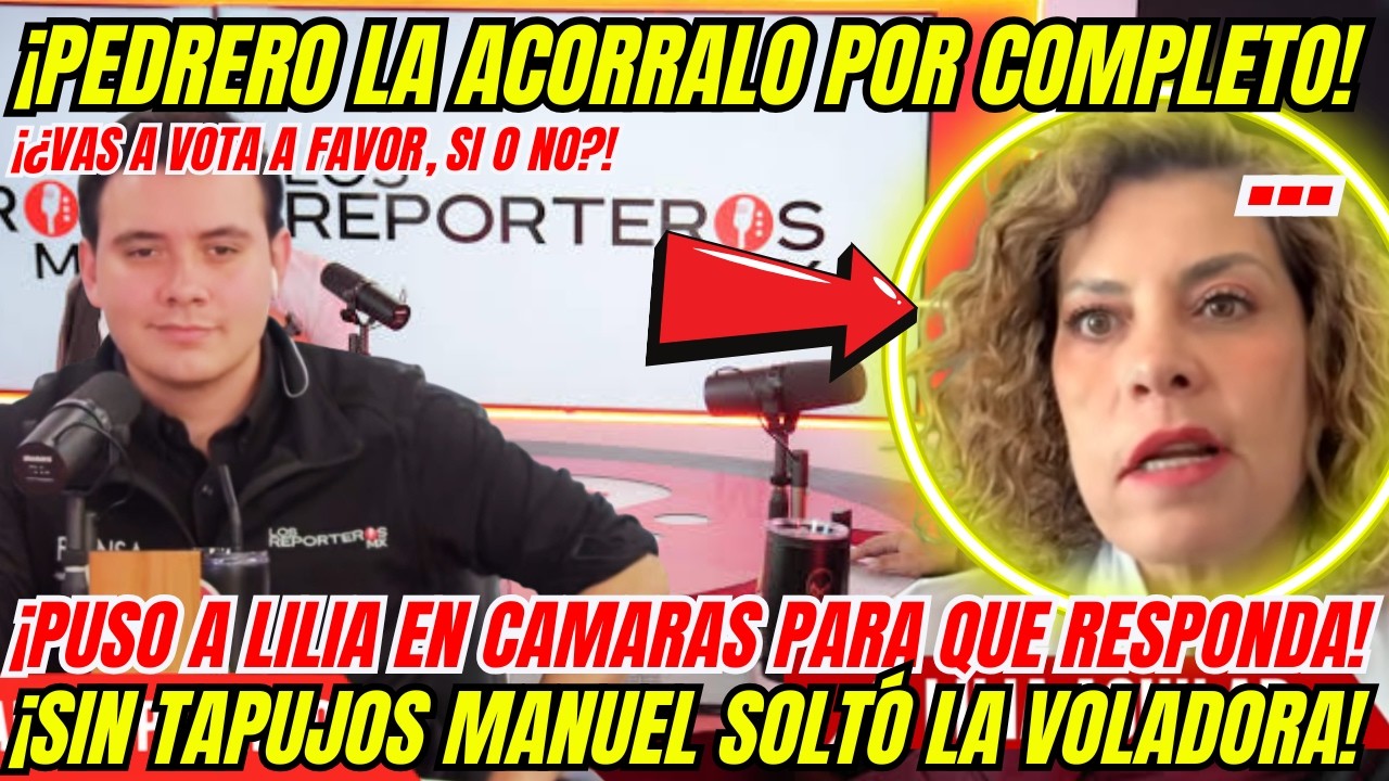 ¡LA ACORRALÓ! ¡CONTESTAME SIN RODEOS LILIA! ¿VAS A VOTAR A FAVOR, SI O NO? ¡DE FRENTE SE LO DIJO!