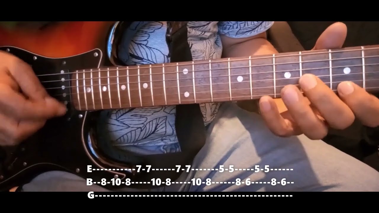 El Twist Del Esqueleto  Tutorial de guitarra  con Tablatura.