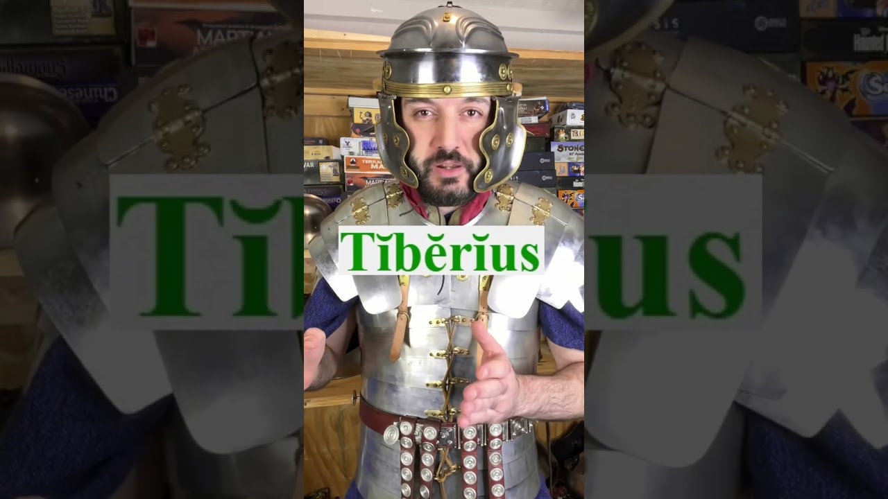 How to Pronounce TIBERIUS in LATIN? #language #howto #ancientrome #latin #pronunciation