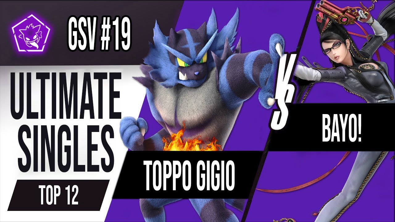 GSV #19 - Top 12 - Toppo Gigio (Incineroar) Vs Bayo! (Bayonetta) Smash Ultimate Lima Perú