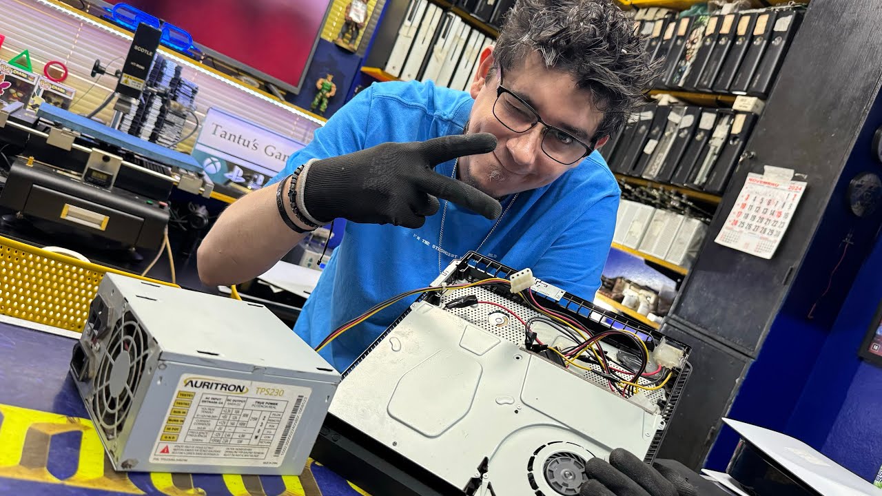 OLHA A FONTE DESSE PS4! 🤯