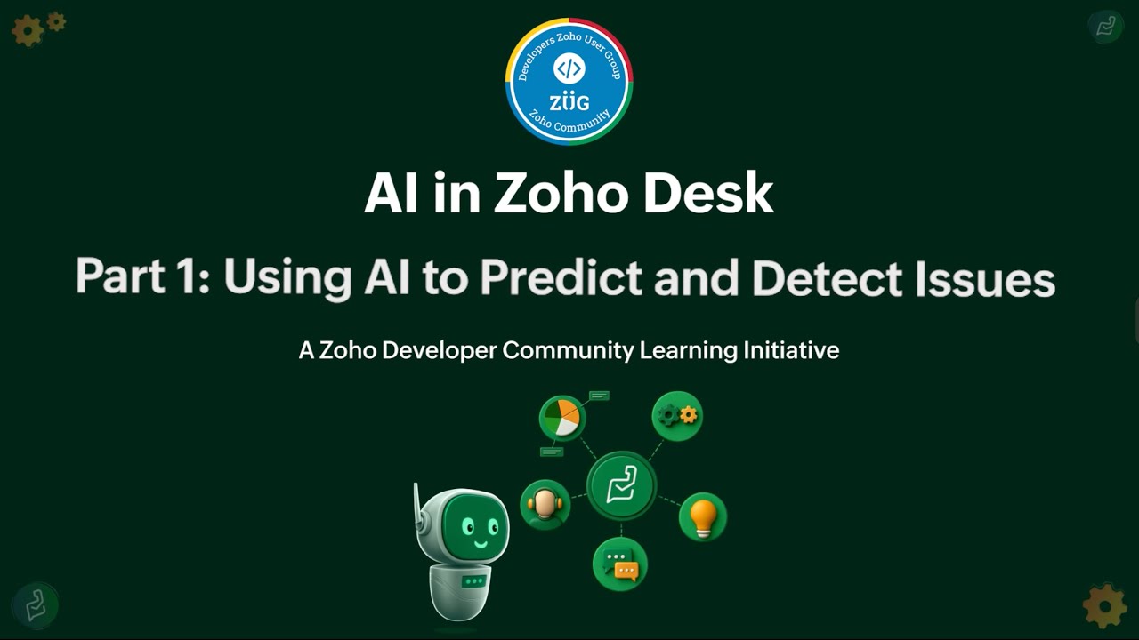 AI in Zoho Desk &ndash; Part 1: Using AI to Predict and Detect Issues