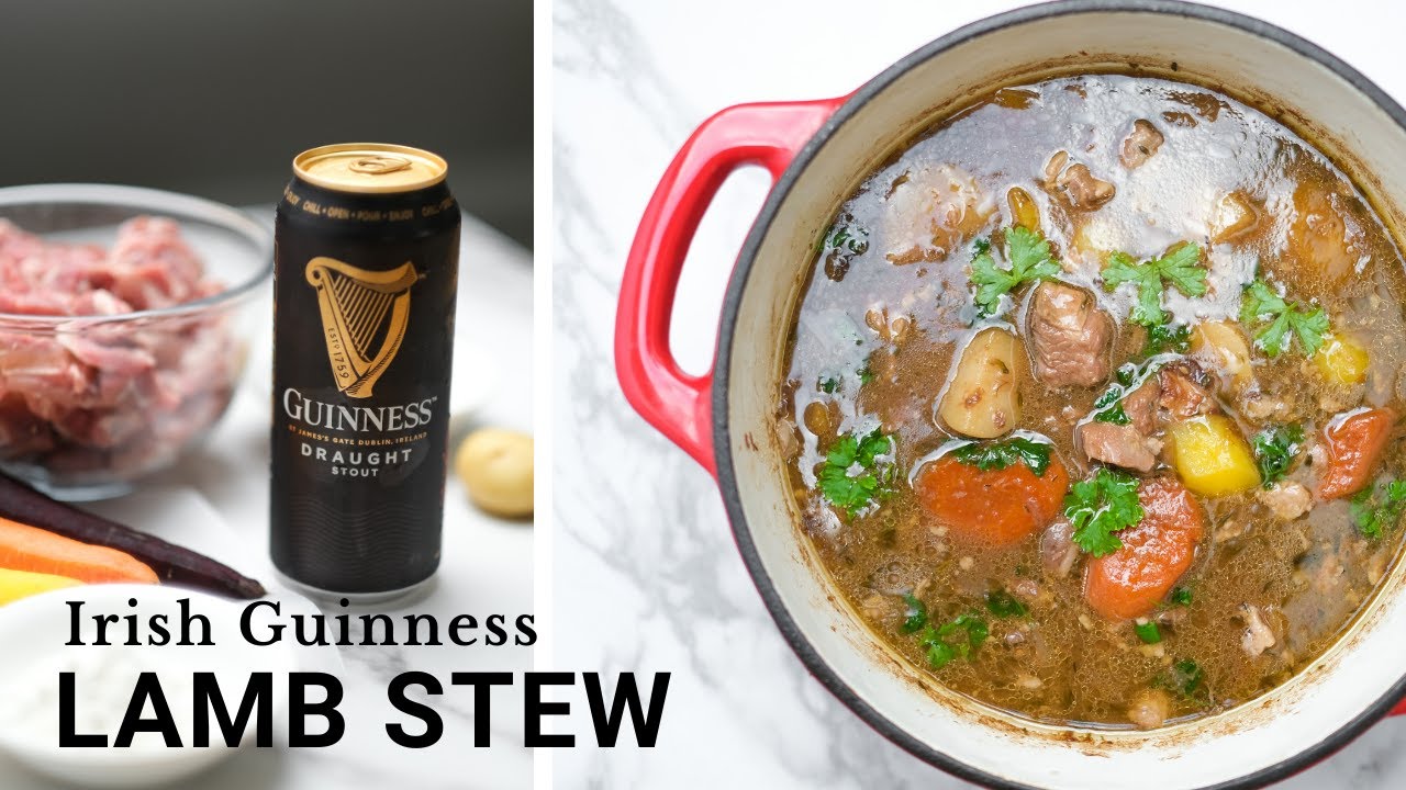 Easy Slow Cooked Irish Lamb Stew | Guinness Stew | Pearl Brathwaite | Lamb Stew