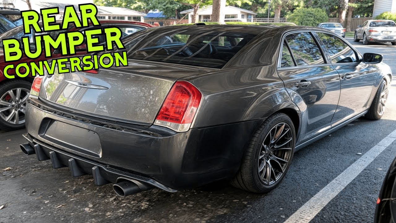 HOW TO CHANGE REAR BUMPER ON A CHRYSLER 300 | CHRYSLER 300 REAR BUMPER CONVERSION | CHRYSLER 300 MOD