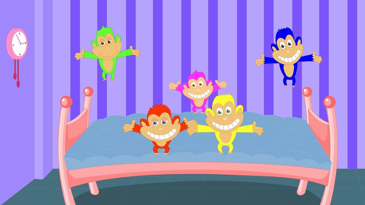Fünf kleine Affen | Five Little Monkeys