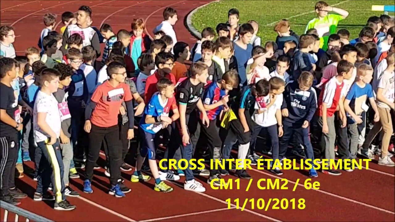 Cross des écoles  CM1 CM2 6E , 11/10/2018