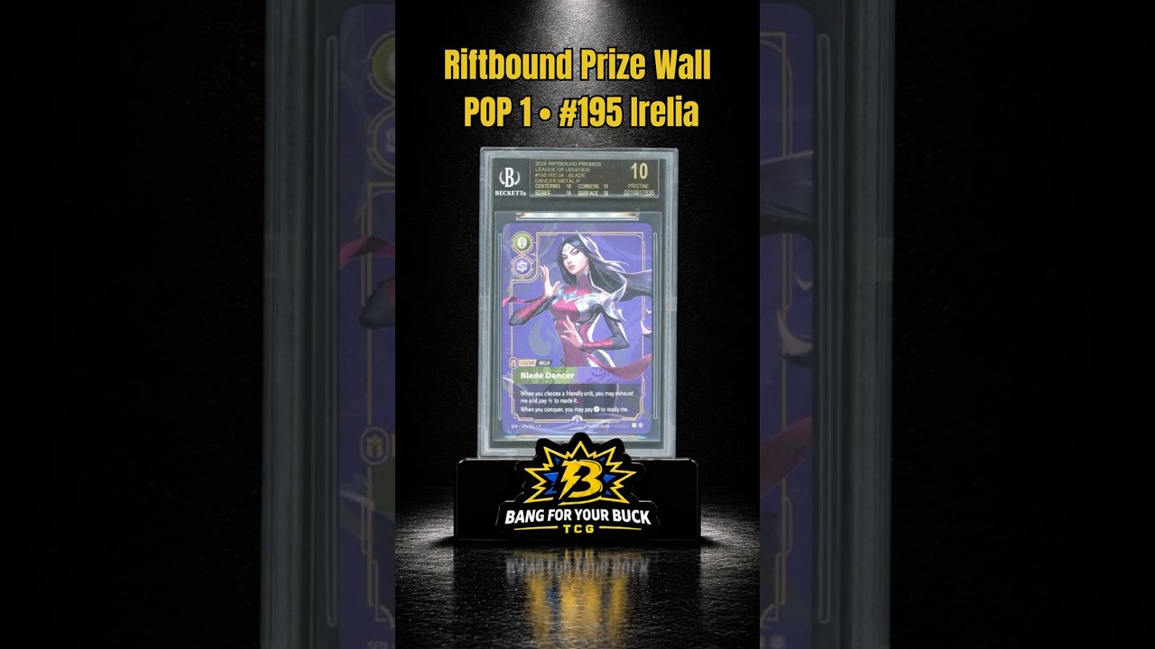 The Only Black Label Irelia In The Population Report #Riftbound #RiftboundTCG #LeagueOfLegends