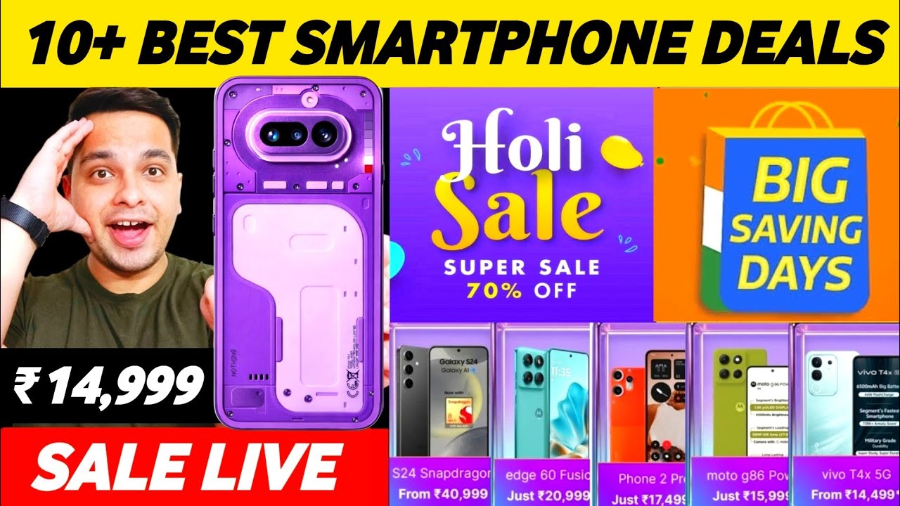 Flipkart Big Saving Days 2026 - 10+ Best Mobile Offers 🔥 Flipkart Holi Sale 2026 Best Mobile Offers