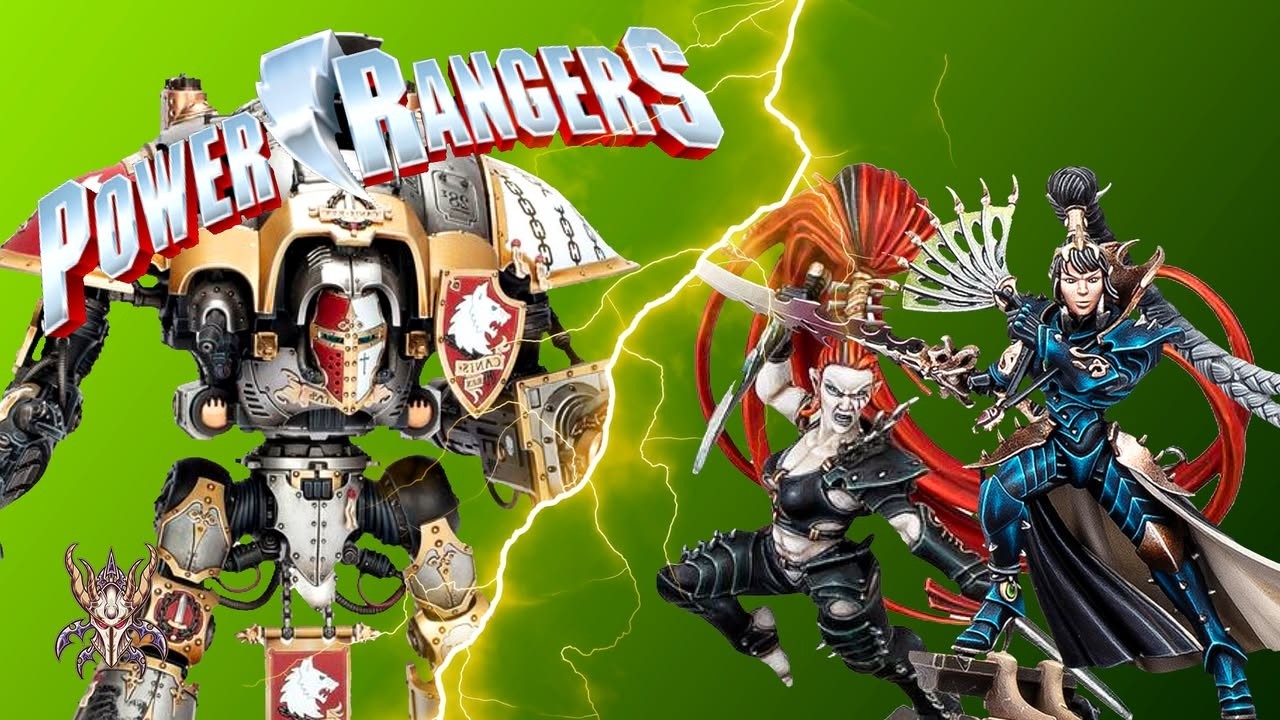 POWER RANGER: Имперские рыцари против Друкхари: боевой отчёт Warhammer 40000 | Skaredcast