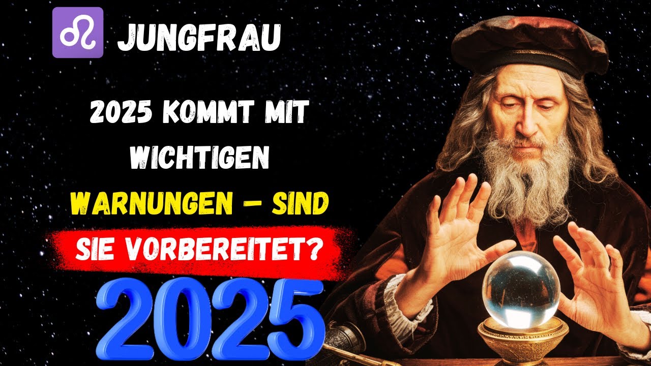 Jungfrau: 2025 kommt mit wichtigen Warnungen – Sind Sie vorbereitet?