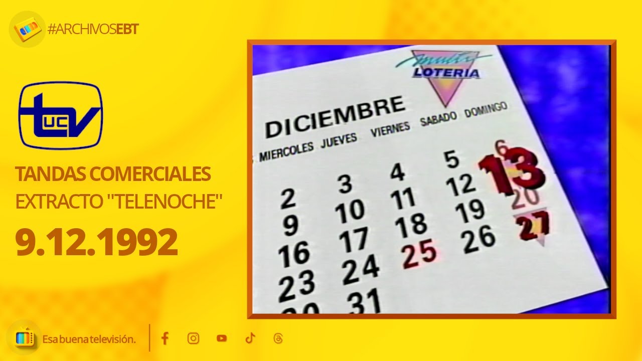 Tandas Comerciales Canal 13 + Extracto 