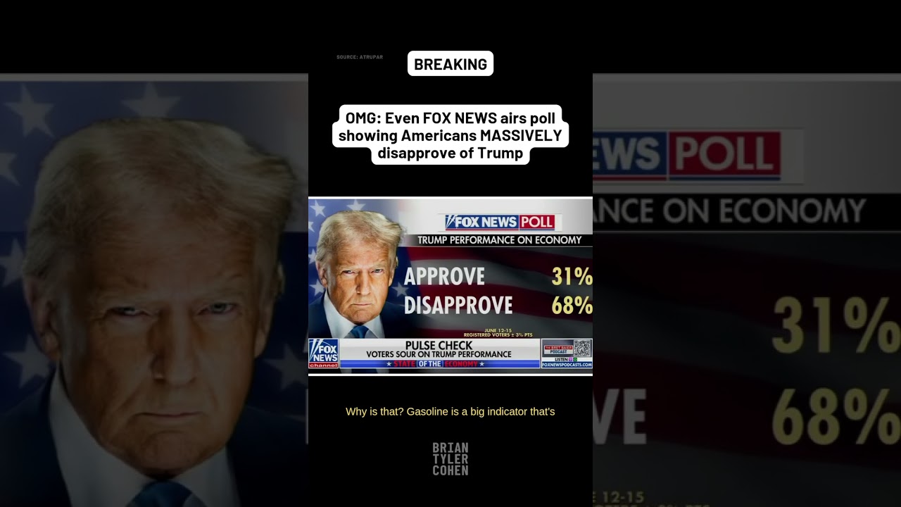 OMG: Even FOX NEWS airs poll showing Americans MASSIVELY disapprove of Trump