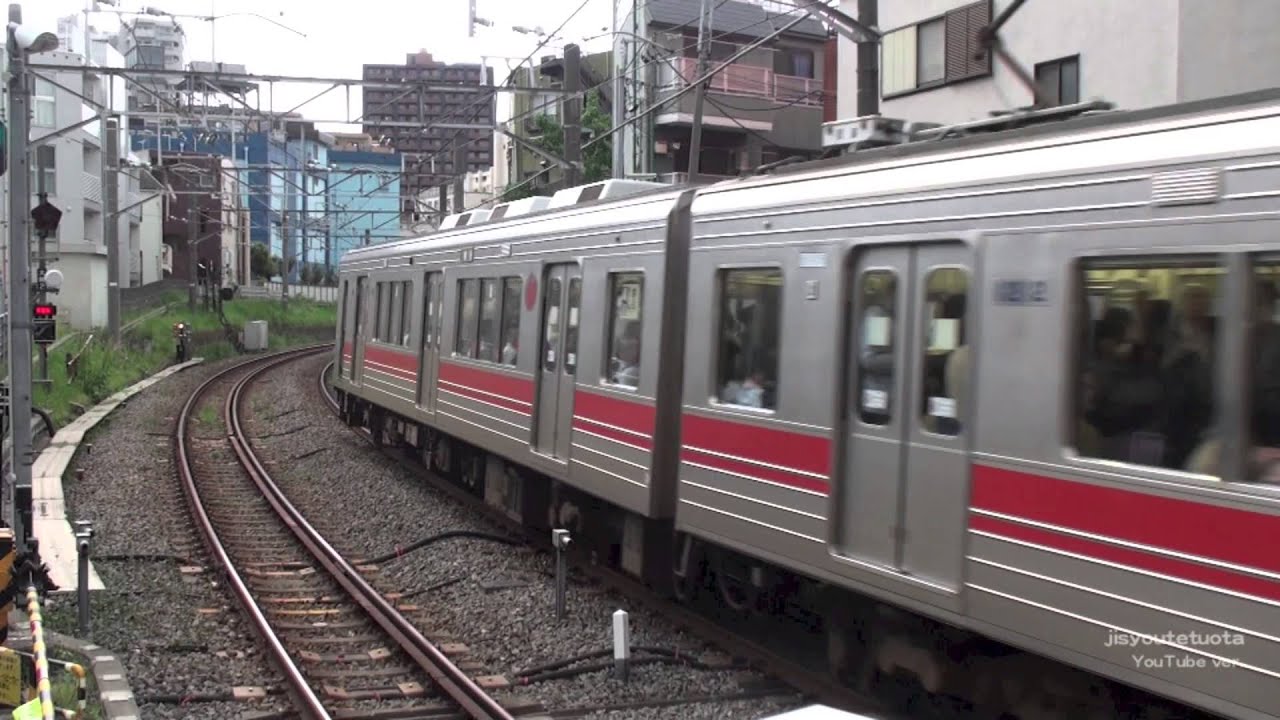 【90年HM】東急池上線蒲田行き(1000系)戸越銀座駅到着