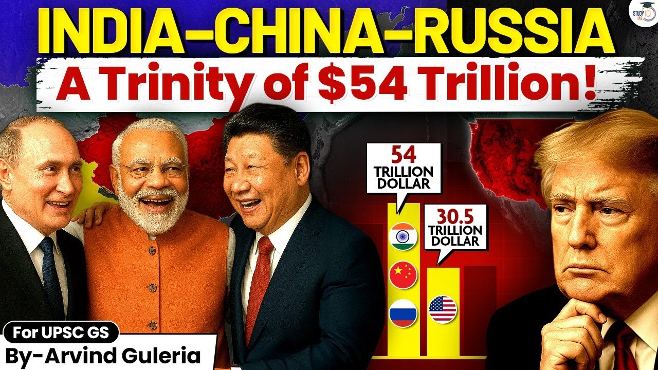 India,China, Russia Axis | $54 Trillion Challenge to the West | UPSC | StudyIQ IAS