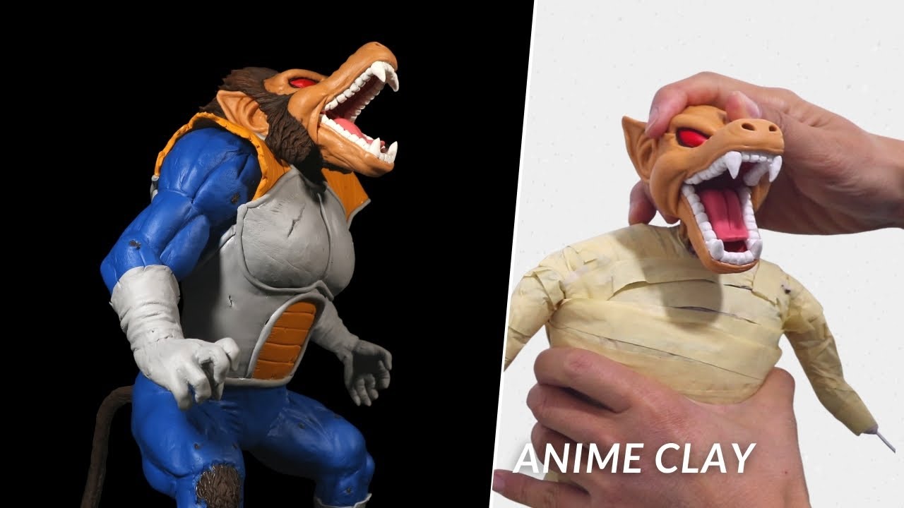 Sculpting Great Ape Vegeta with Polymer Clay | DIY Figure Dragon Ball Z
