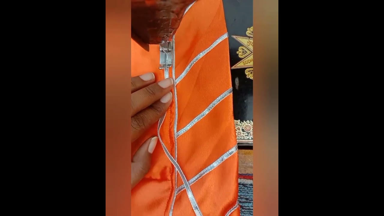 गोटा पत्ति से राजपूती पोशाक डिजाइन करें घर पर 🪡🥰🥰🥰