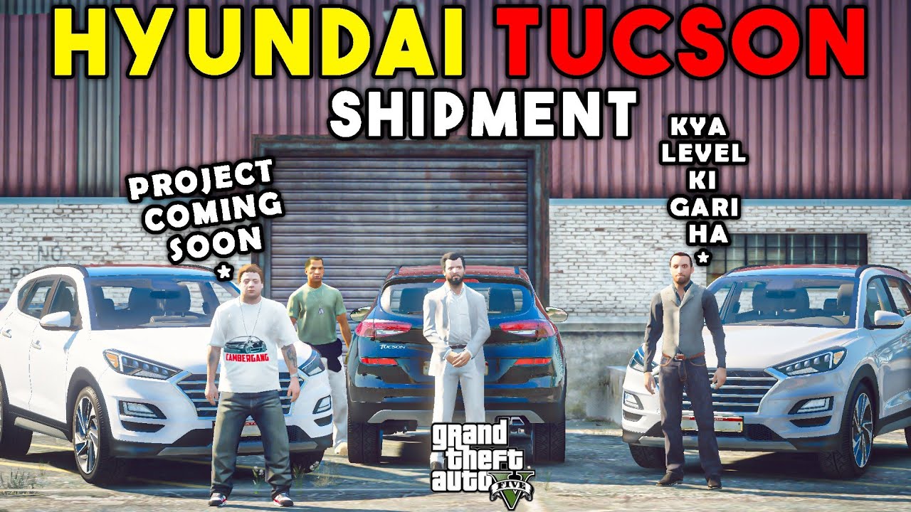 HYUNDAI TUCSON SHIPMENT | GTA 5 | Real Life Mods #225 | URDU |