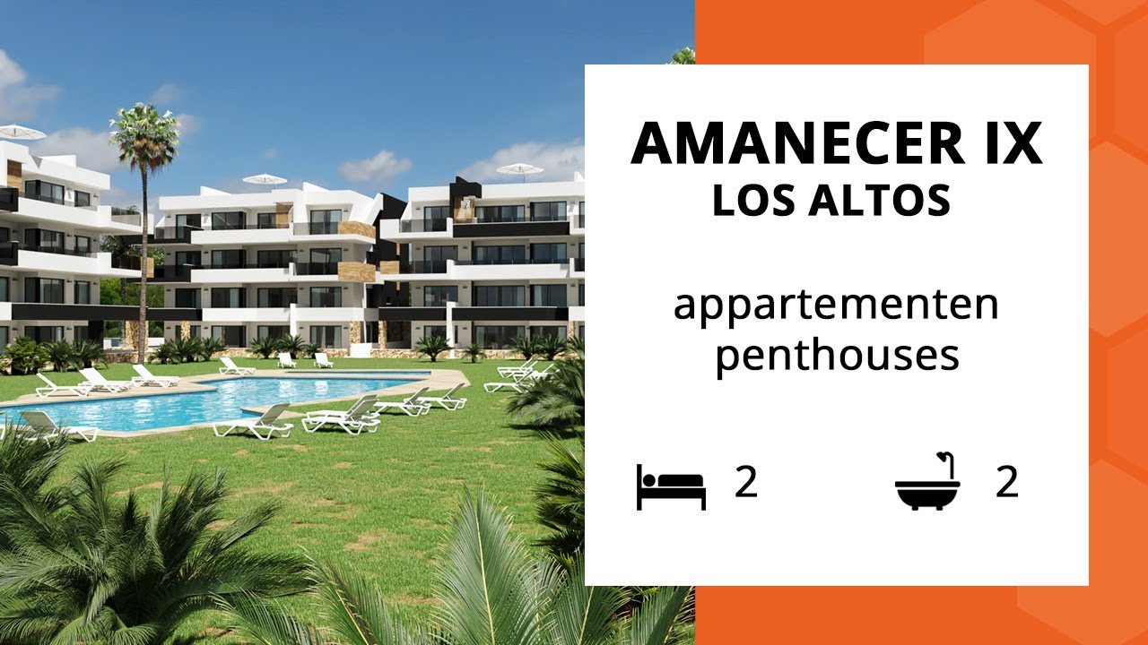 Luxe wonen in residentie Amanecer IX, Los Altos, Costa Blanca Zuid